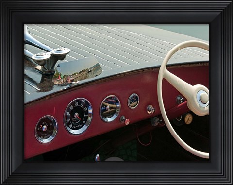 Framed Antique Boating I Print
