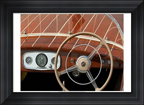 Framed Antique Boating II Print