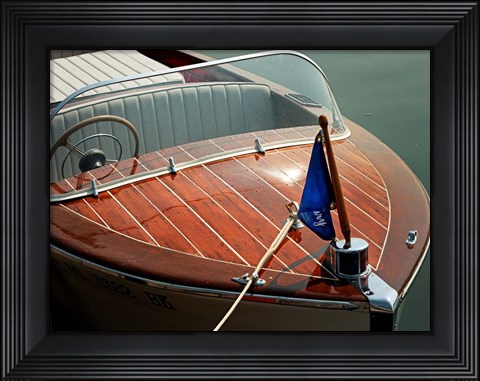 Framed Antique Boating III Print