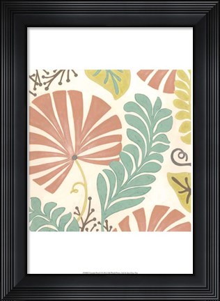 Framed Veranda Floral I Print