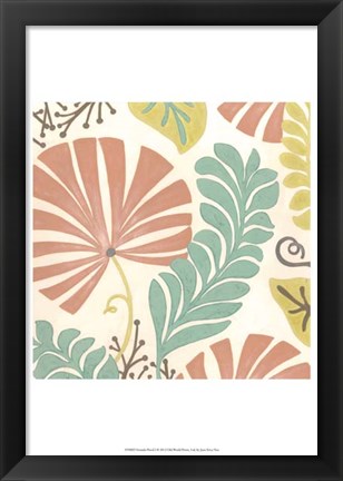 Framed Veranda Floral I Print