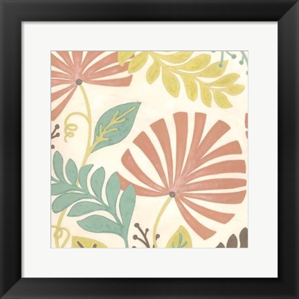 Framed Veranda Floral II Print