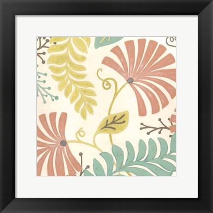 Framed Veranda Floral III Print