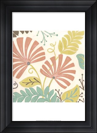 Framed Veranda Floral IV Print