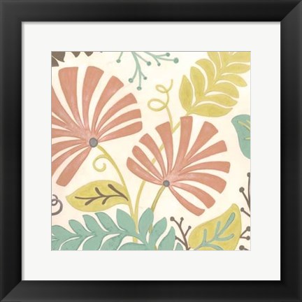 Framed Veranda Floral IV Print