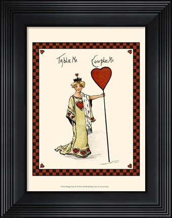 Framed Bridge Party IV Print