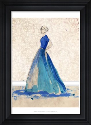 Framed Blue Danube II Print