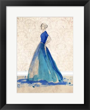 Framed Blue Danube II Print