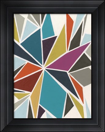 Framed Pinwheel II Print