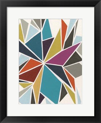 Framed Pinwheel II Print