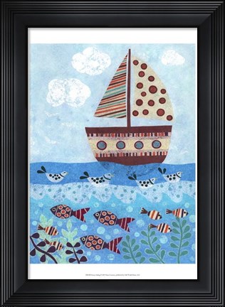 Framed Sunny Sailing Print