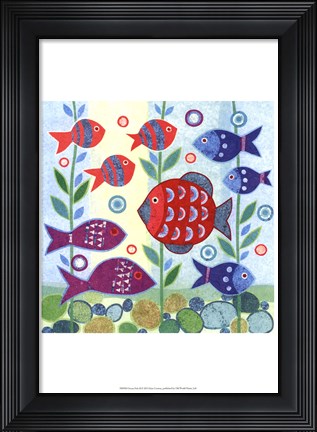 Framed Ocean Fish II Print