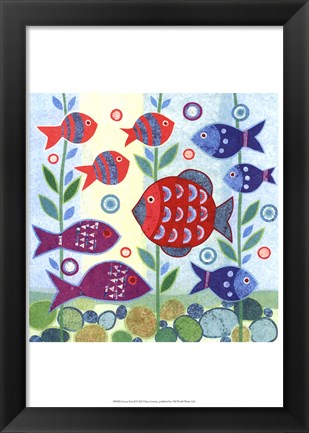 Framed Ocean Fish II Print