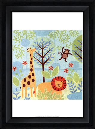 Framed Jungle Buddies Print