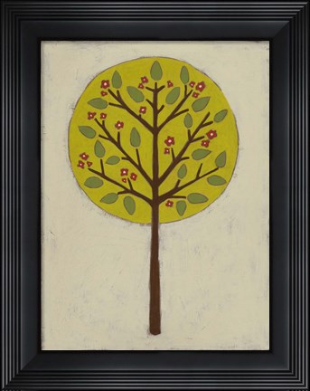 Framed Orchard Vignette I Print
