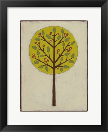 Framed Orchard Vignette I Print