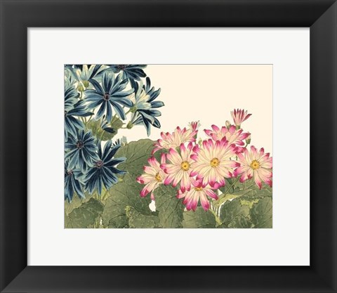Framed Small Japanese Flower Garden IV Print