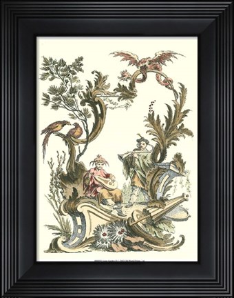 Framed Asian Garden II Print