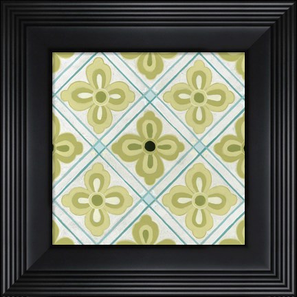 Framed Cottage Patterns I Print