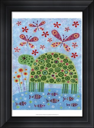 Framed Turtle Pond Print