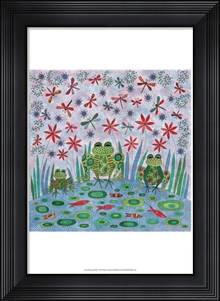 Framed Frog Pond Print