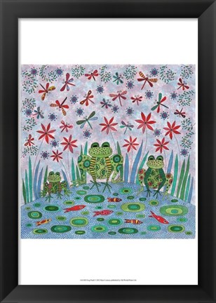 Framed Frog Pond Print