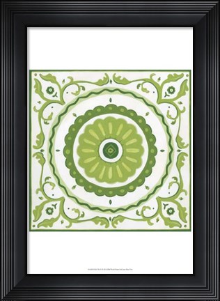 Framed Folk Tile II Print