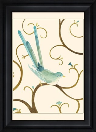 Framed Avian Arabesque I Print
