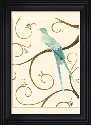 Framed Avian Arabesque II Print