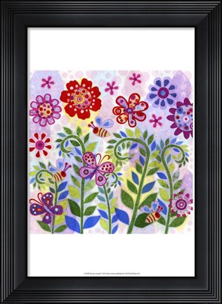 Framed Buzzin Around Print