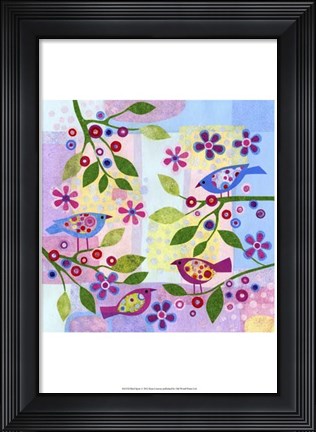 Framed Bird Spots Print