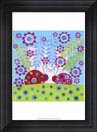 Framed Ladybug Spots Print
