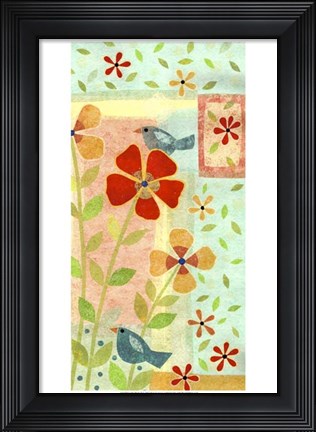 Framed Little Birds II Print