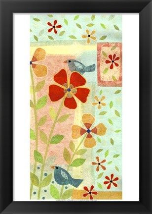 Framed Little Birds II Print