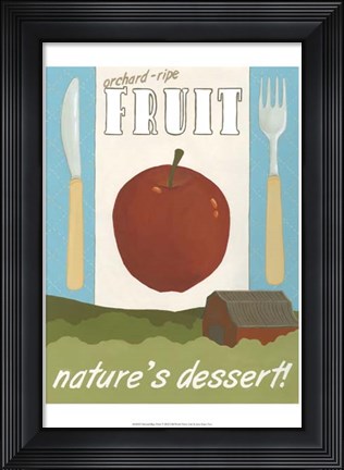 Framed Orchard-Ripe Fruit Print