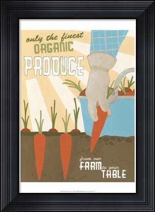 Framed Organic Produce Print