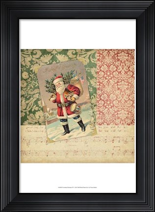 Framed Victorian Christmas IV Print