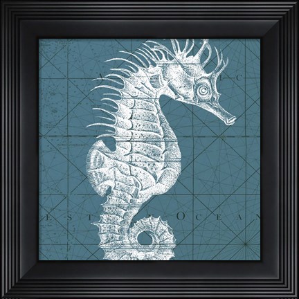 Framed Coastal Menagerie VIII Print