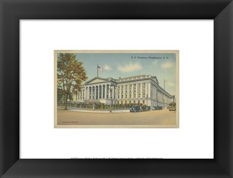 Framed Treasury Building, Washington, D.C. Print