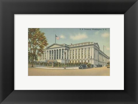 Framed Treasury Building, Washington, D.C. Print