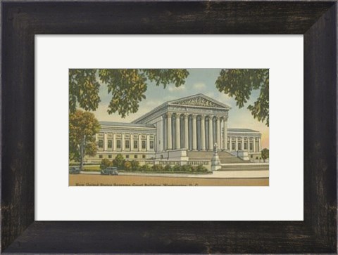 Framed Supreme Court Building, Wash, D.C. Print