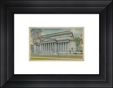 Framed National Archives, Washington, D.C. Print