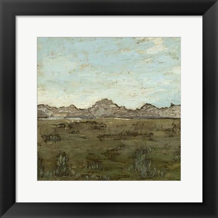 Framed Western View IV Print