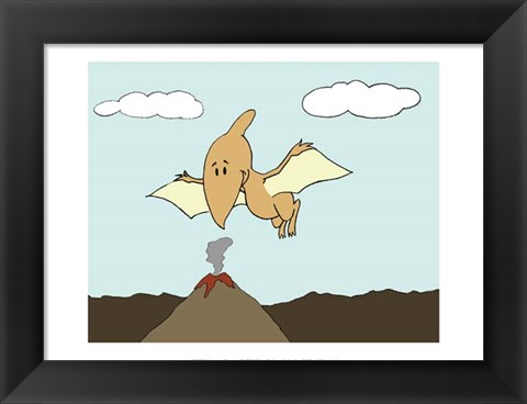 Framed Prehistoric Playtime III Print