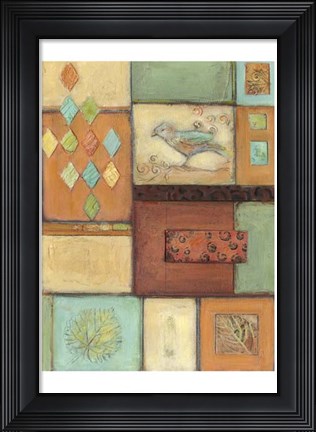 Framed Nature Collage II Print