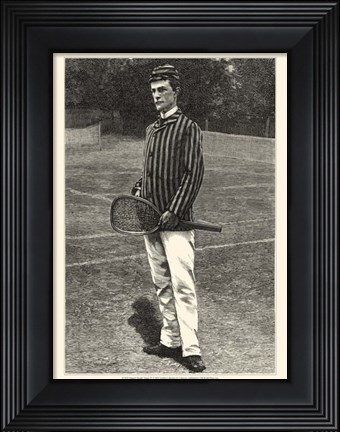 Framed Harper&#39;s Weekly Tennis IV Print