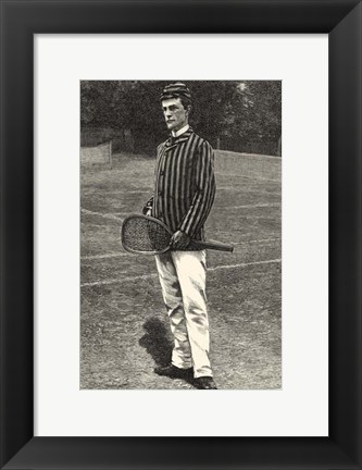 Framed Harper&#39;s Weekly Tennis IV Print