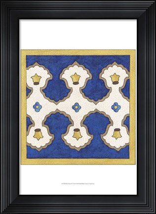 Framed Royal Lapis IV Print
