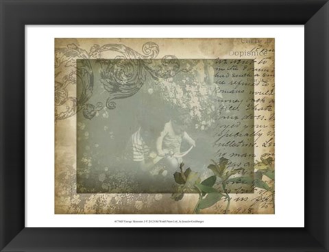 Framed Vintage Memories I Print