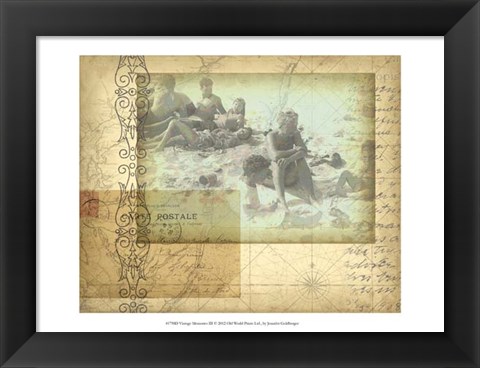 Framed Vintage Memories III Print